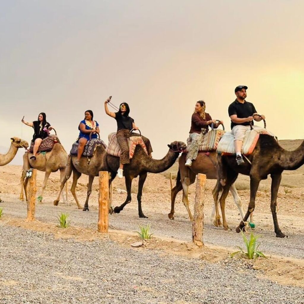 magnificent Agafay Desert, just outside Marrakech, where adventure, breathtaking scenery